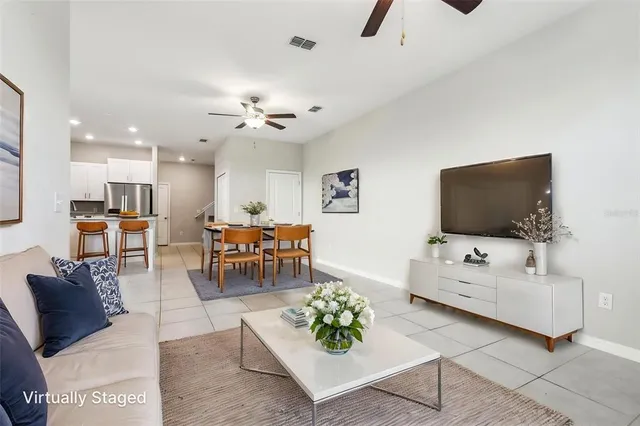 a view of a small space