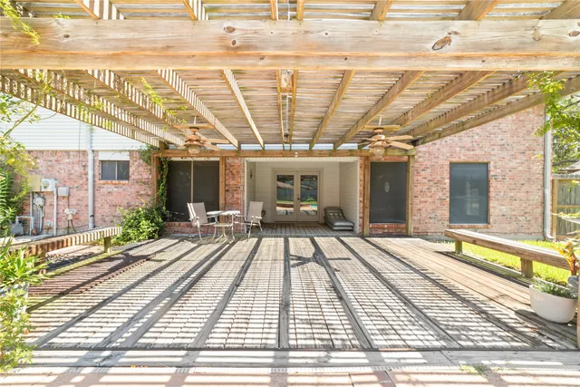 a view of outdoor space yard and swimming pool