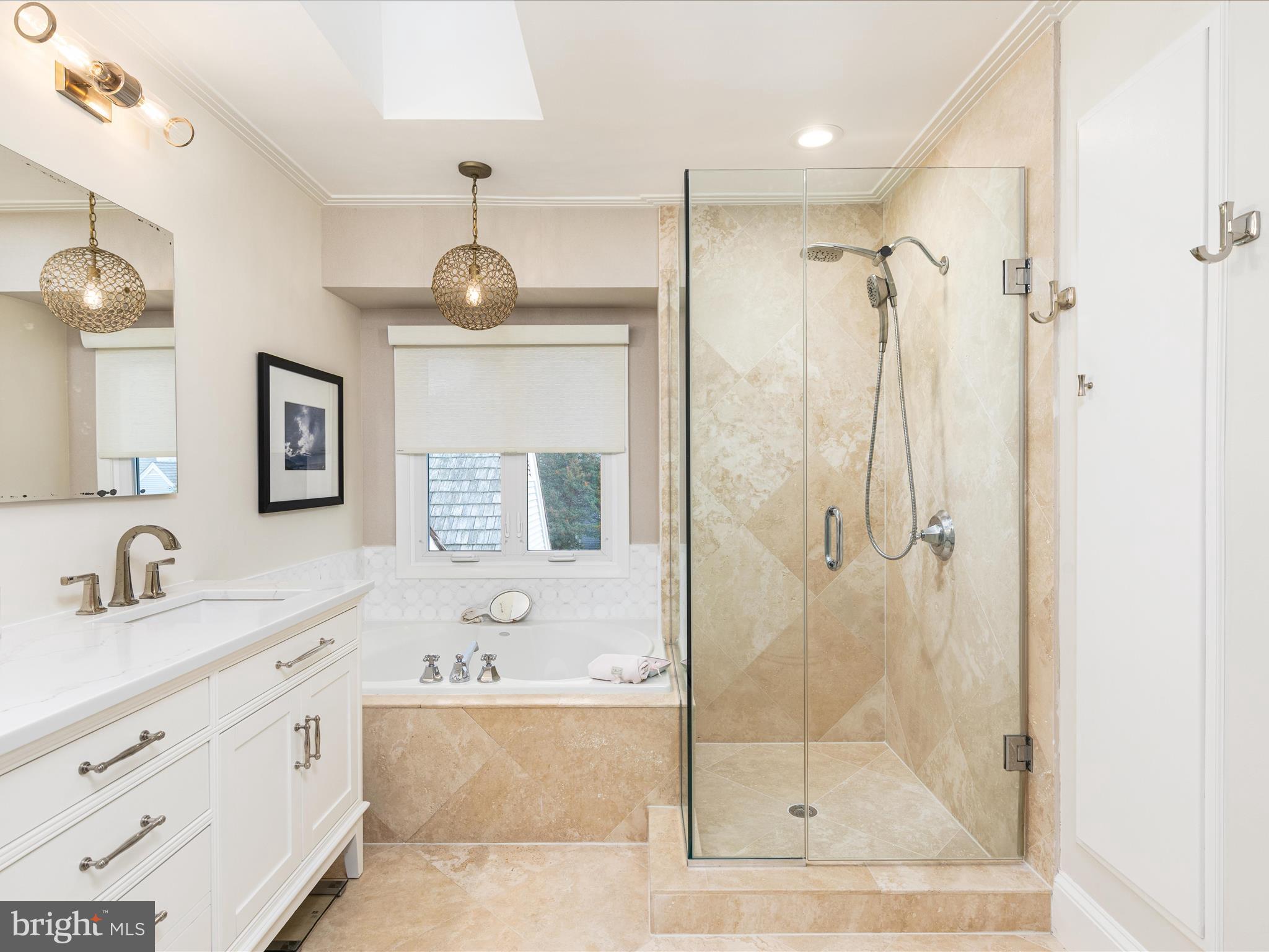 1303 Wedgewood Manor Way Reston, VA 20194 - Photo 41 of 57 Glass shower enclosure in primary bath