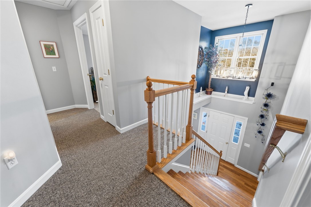 264 Round Top Road Burrillville, RI 02830 - Photo 19 of 49 top of stairs second floor/cathedral entry