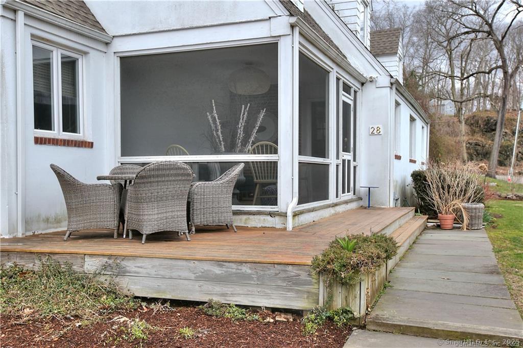 28 Narrow Rocks Road Westport, CT 06880 - Photo 5 of 35 a outdoor view with a sitting space