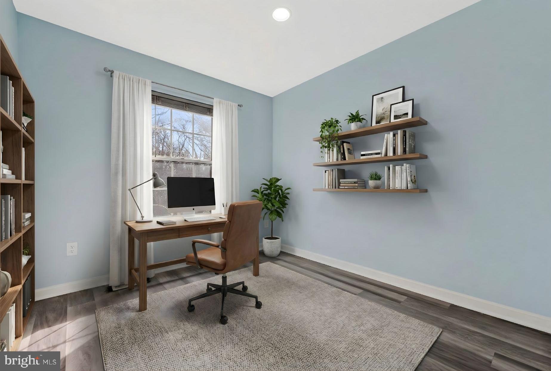 4675 Red Hawk Terrace Bladensburg, MD 20710 - Photo 10 of 14 a view of a workspace with furniture and a window