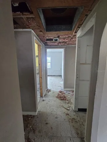 a view of a room with window