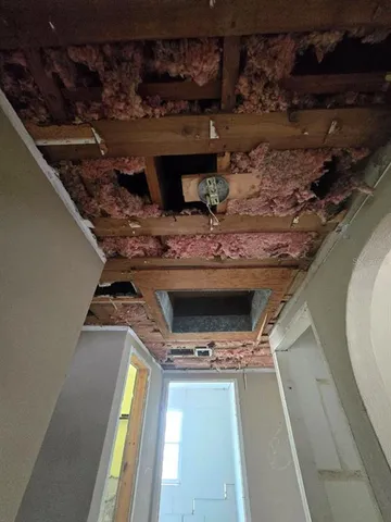 a close up of air conditioner duct