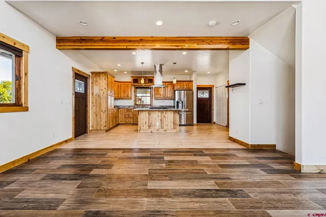 a view of a living room