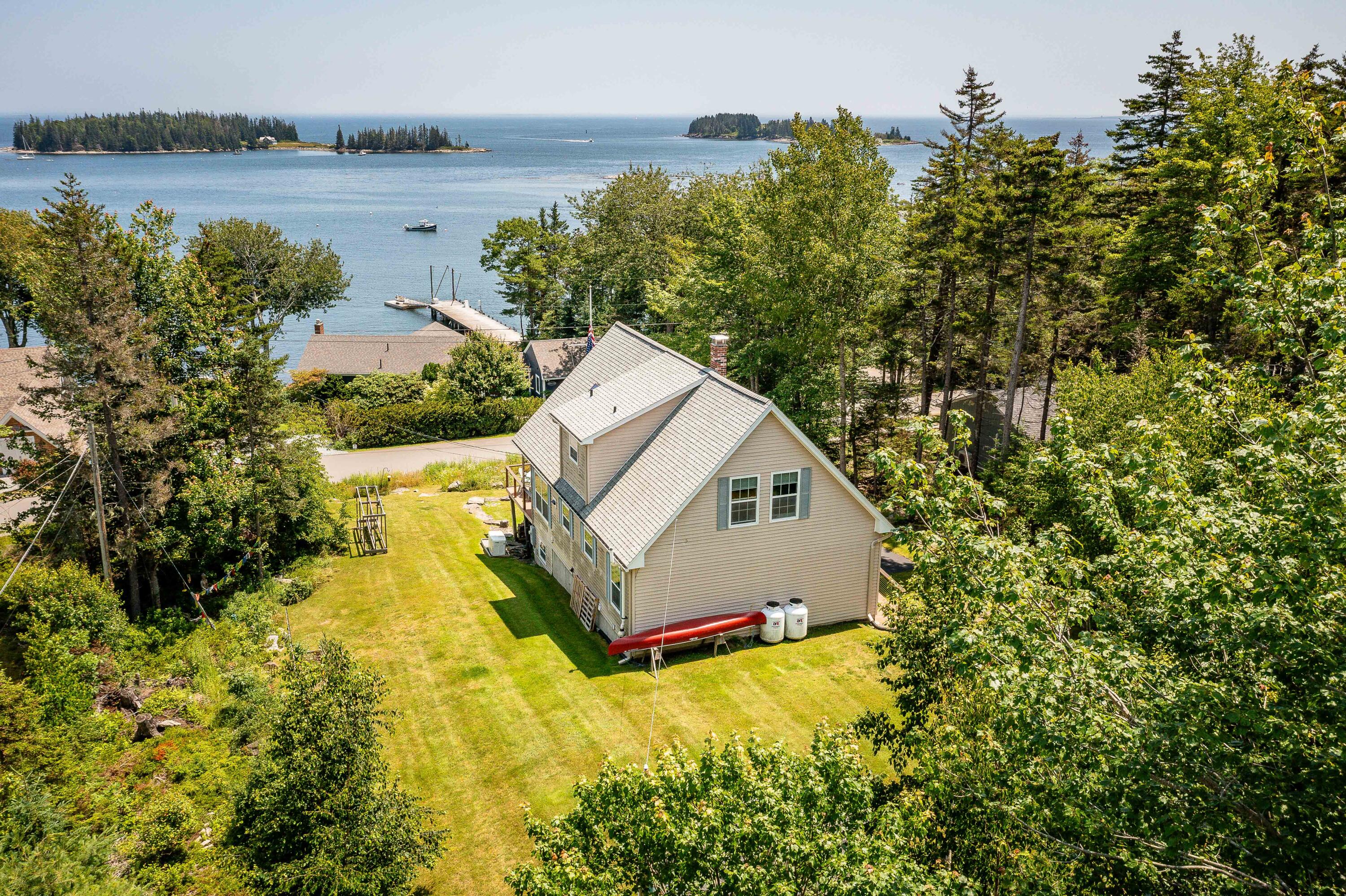 90 Barter Point Road St. George, ME 04860 - Photo 10 of 36 90BartersPt_17_Aerial_SS_mls