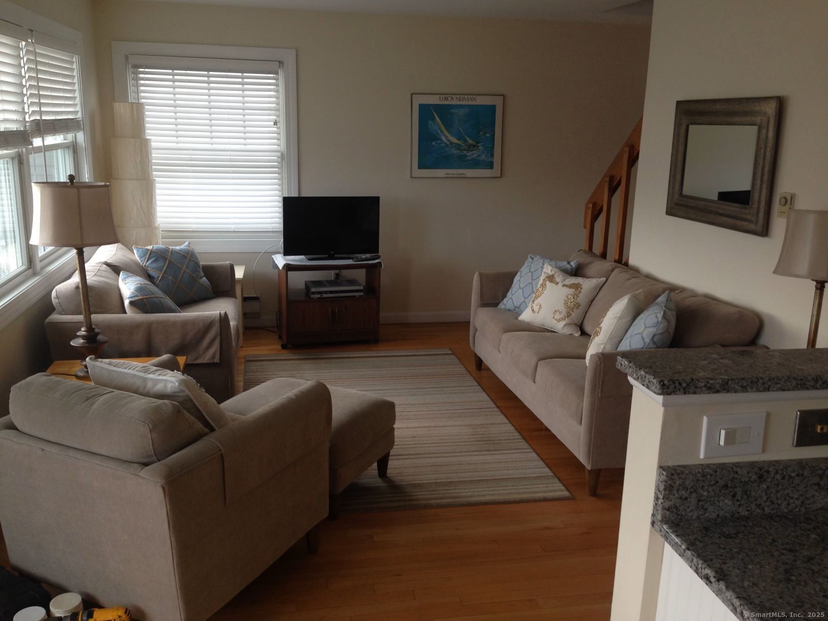 21 Atlantic Avenue Groton, CT 06340 - Photo 9 of 14 a living room with furniture and a flat screen tv