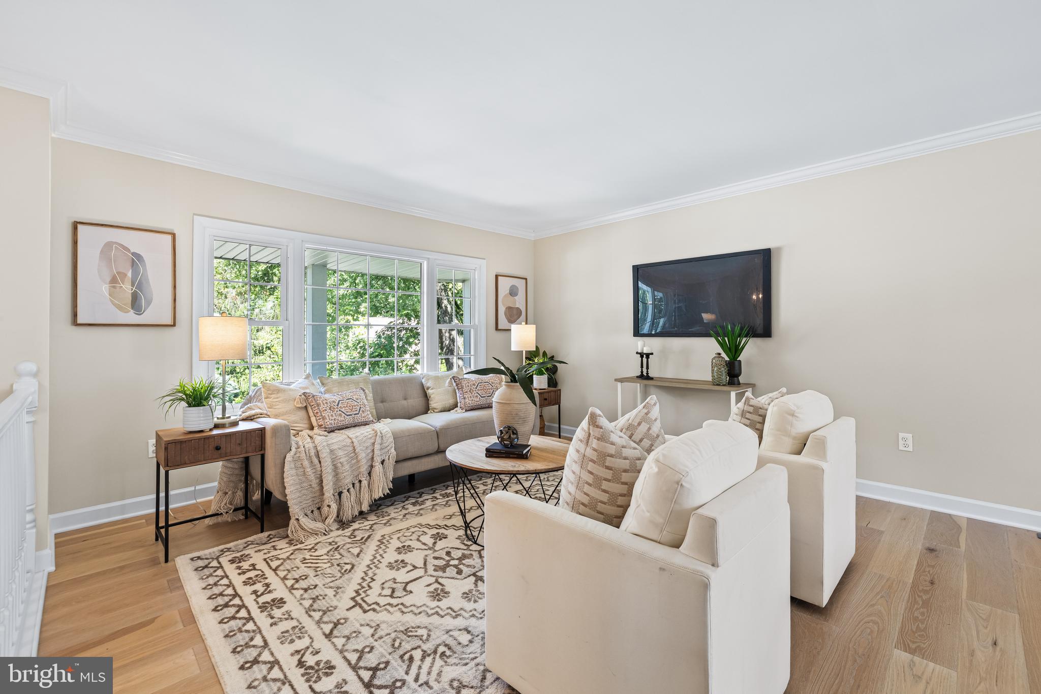 10845 Sandringham Road Cockeysville, MD 21030 - Photo 3 of 47 a living room with furniture and a flat screen tv