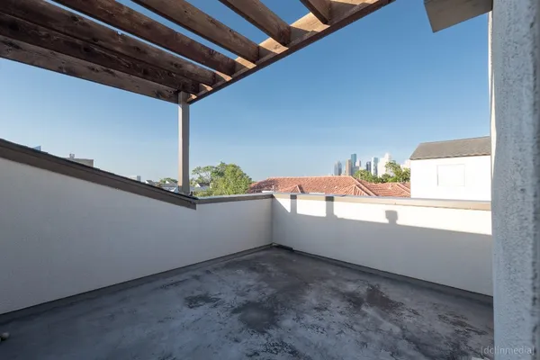 a view of an empty room