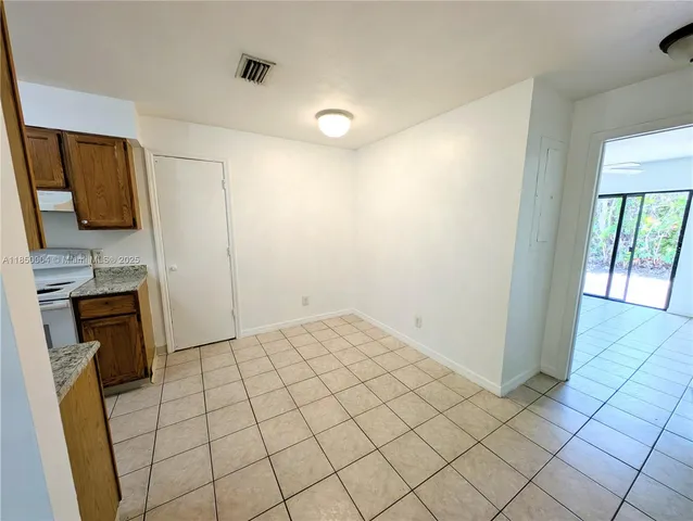 a view of empty room