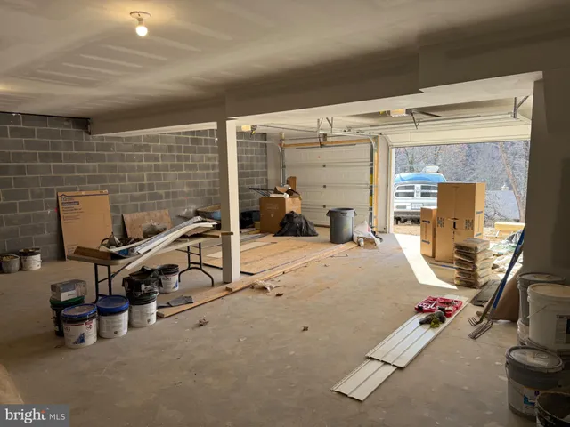 a room with gym equipment