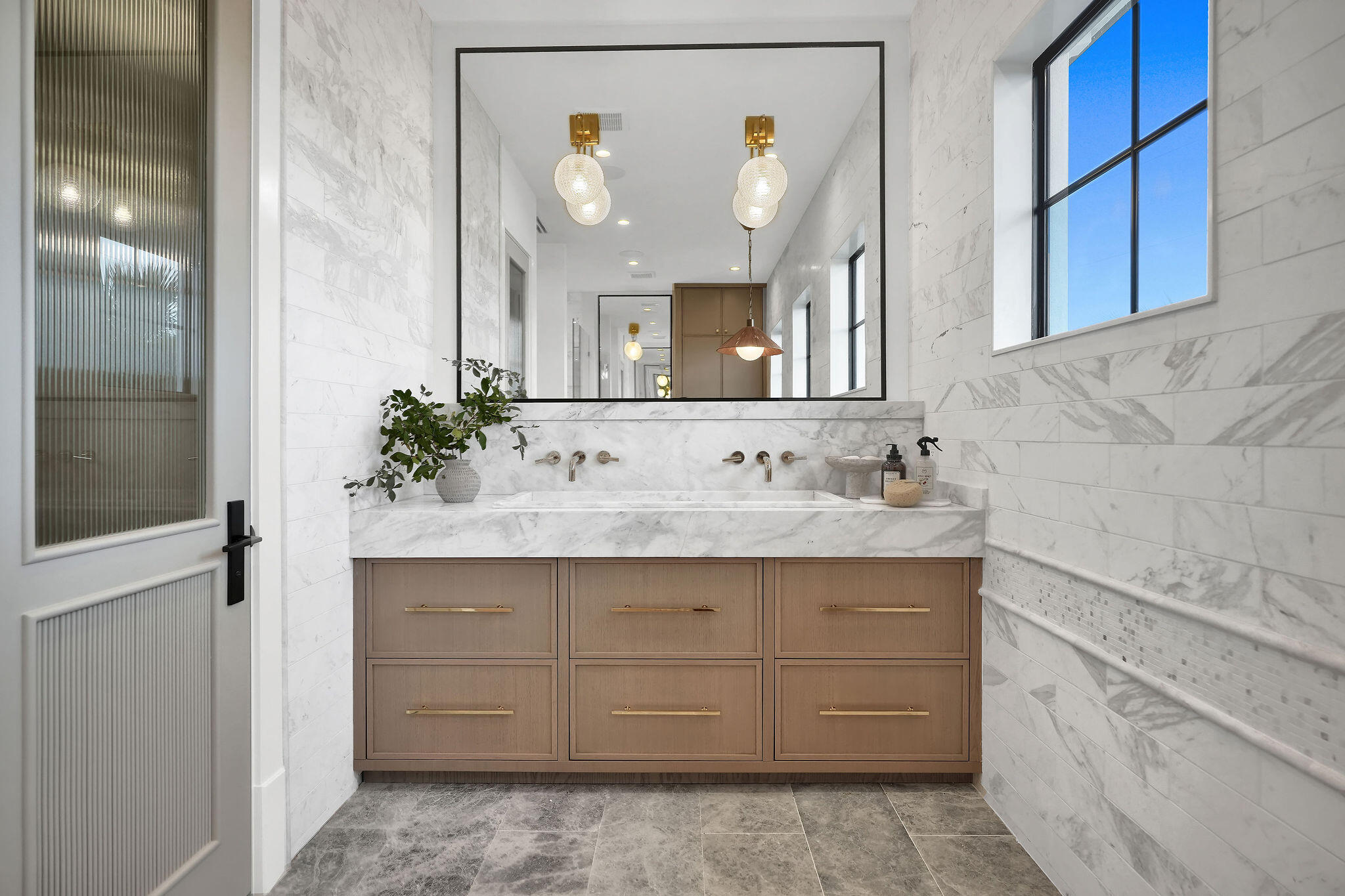 839 Chestnut Court Marco Island, FL 34145 - Photo 21 of 88 a bathroom with a sink and a mirror