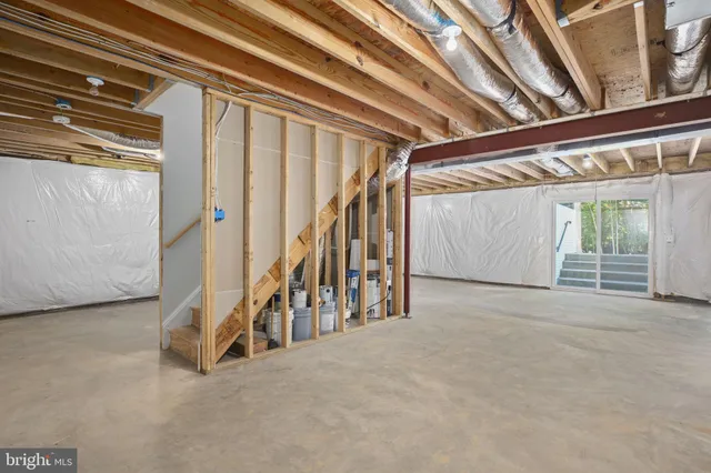 a view of an front door