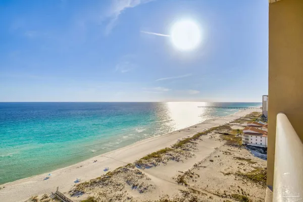 a view of ocean view with beach