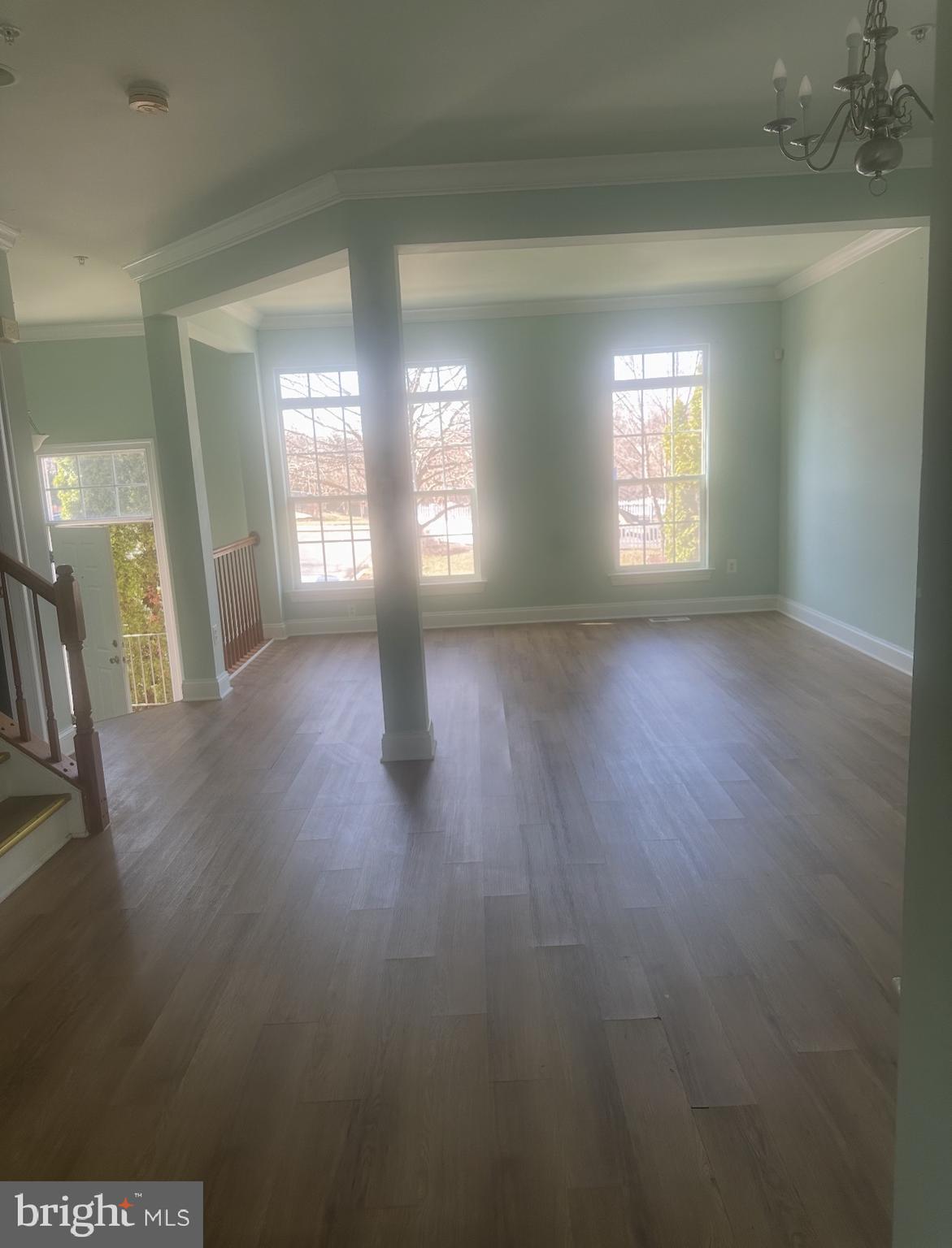 23045 Birch Mead Road Clarksburg, MD 20871 - Photo 3 of 6 a view of livingroom with hardwood floor and window