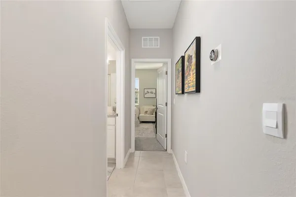 a house view with a backyard space