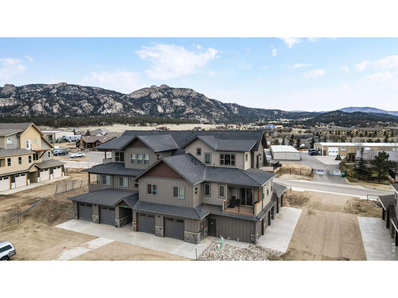 1734 Wildfire Road, Unit 204 Estes Park, CO 80517 - Photo 30 of 31 an aerial view of a house with a big yard