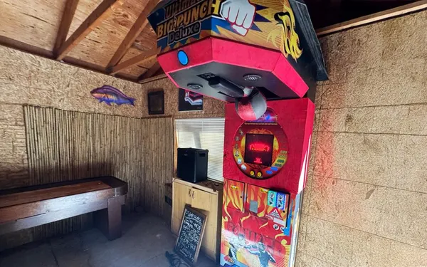 a room with storage and utility