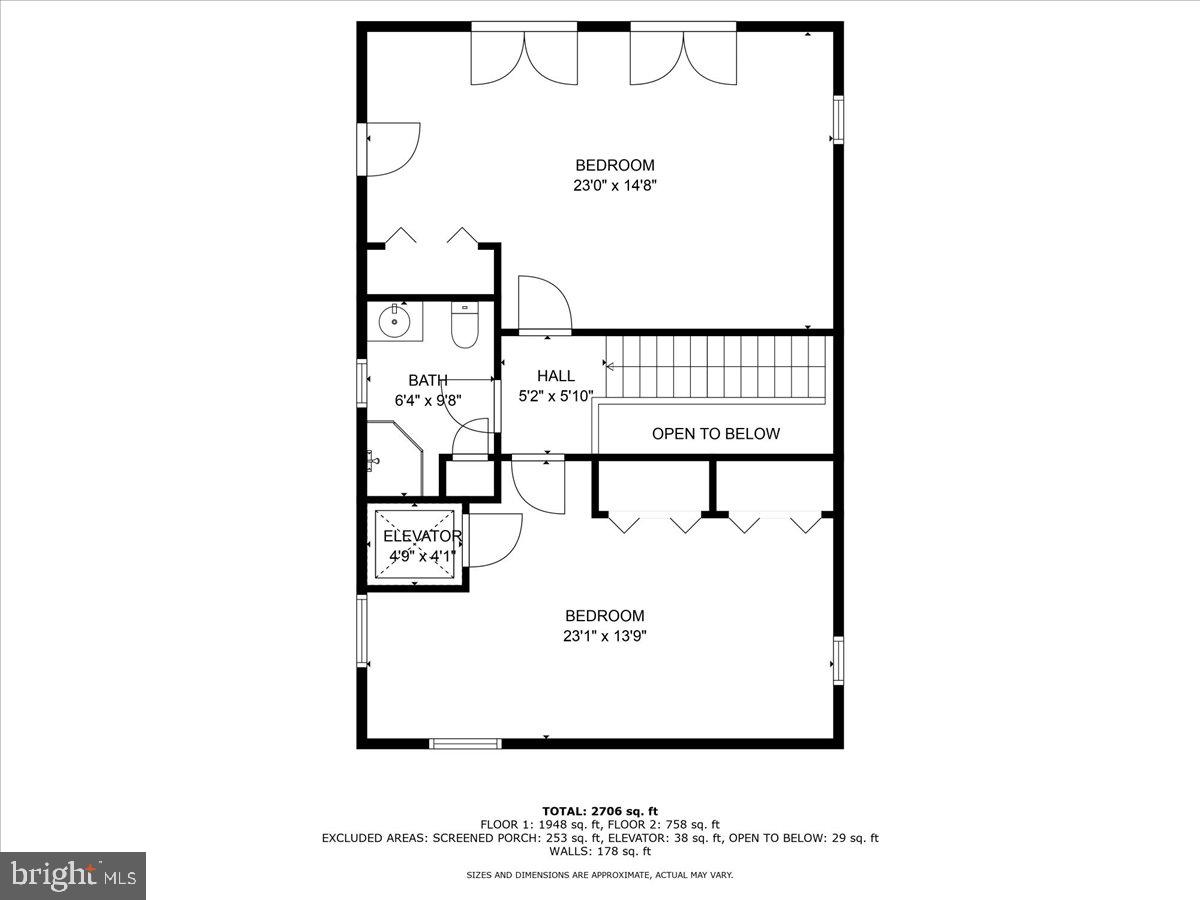 8236 Bayside Road Chesapeake Beach, MD 20732 - Photo 39 of 39 Second Floor Plan