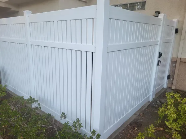 a view of a balcony with door