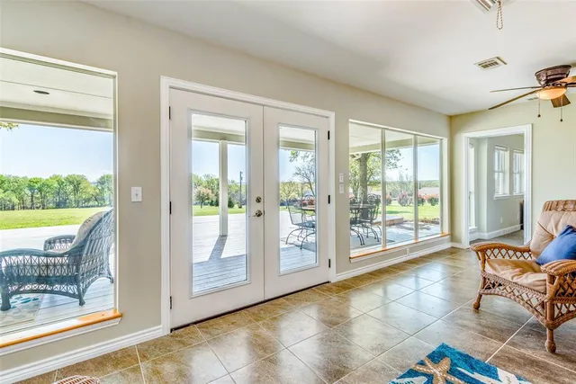 a workspace with a window