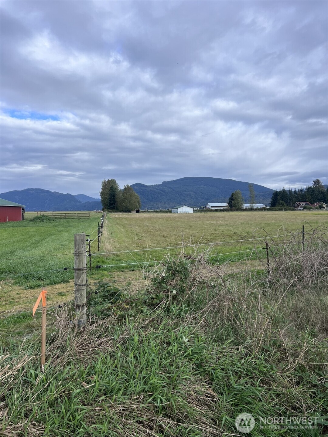 144-xx West Bow Hill Road Bow, WA 98232 - Photo 1 of 1 a view of a field with an ocean and trees in the background