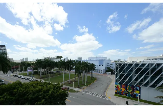 a front view of a building