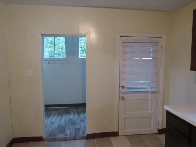 a small space with a window