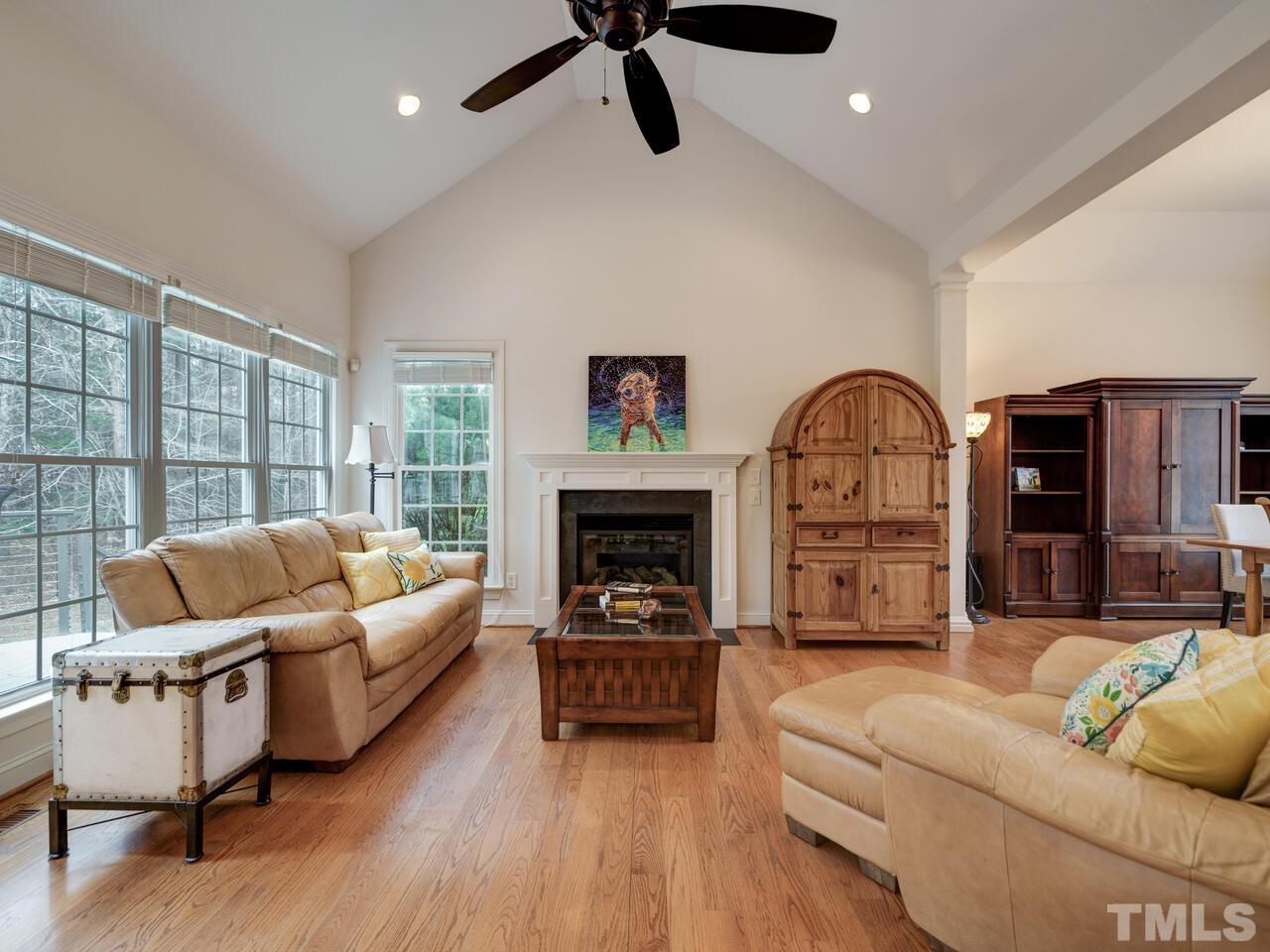 361 Sandy Point Drive Manson, NC 27553 - Photo 11 of 49 a living room with furniture and a fireplace