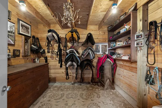 a view of a lake with a mountain in the background