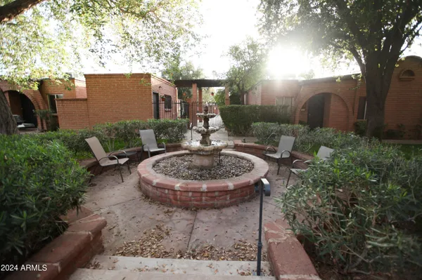 a view of a house with entertaining space