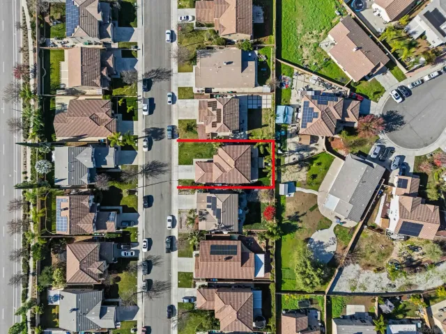 a view of a city with mountain