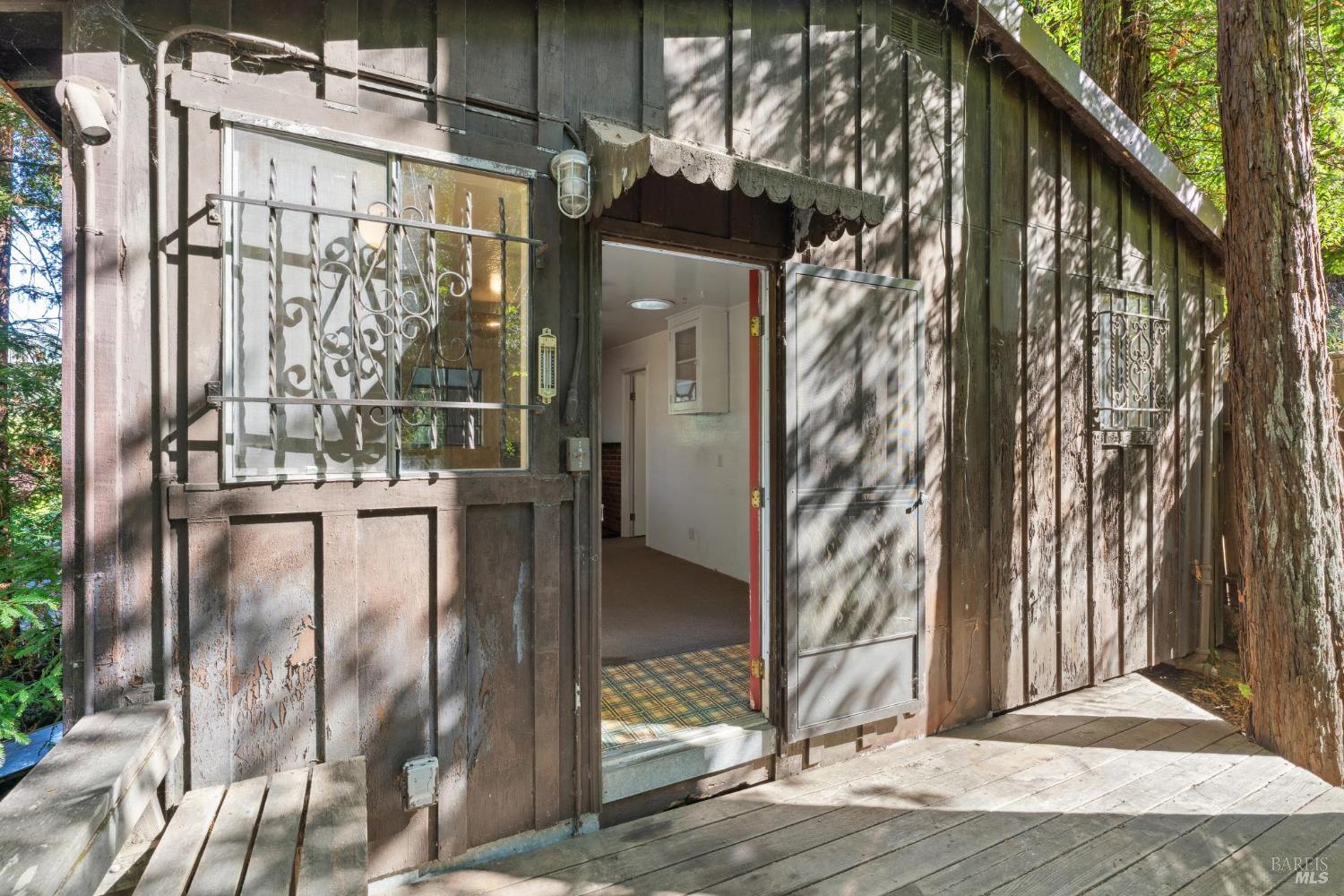 14595 Drake Road Guerneville, CA 95446 - Photo 5 of 25 a balcony view with a outdoor space