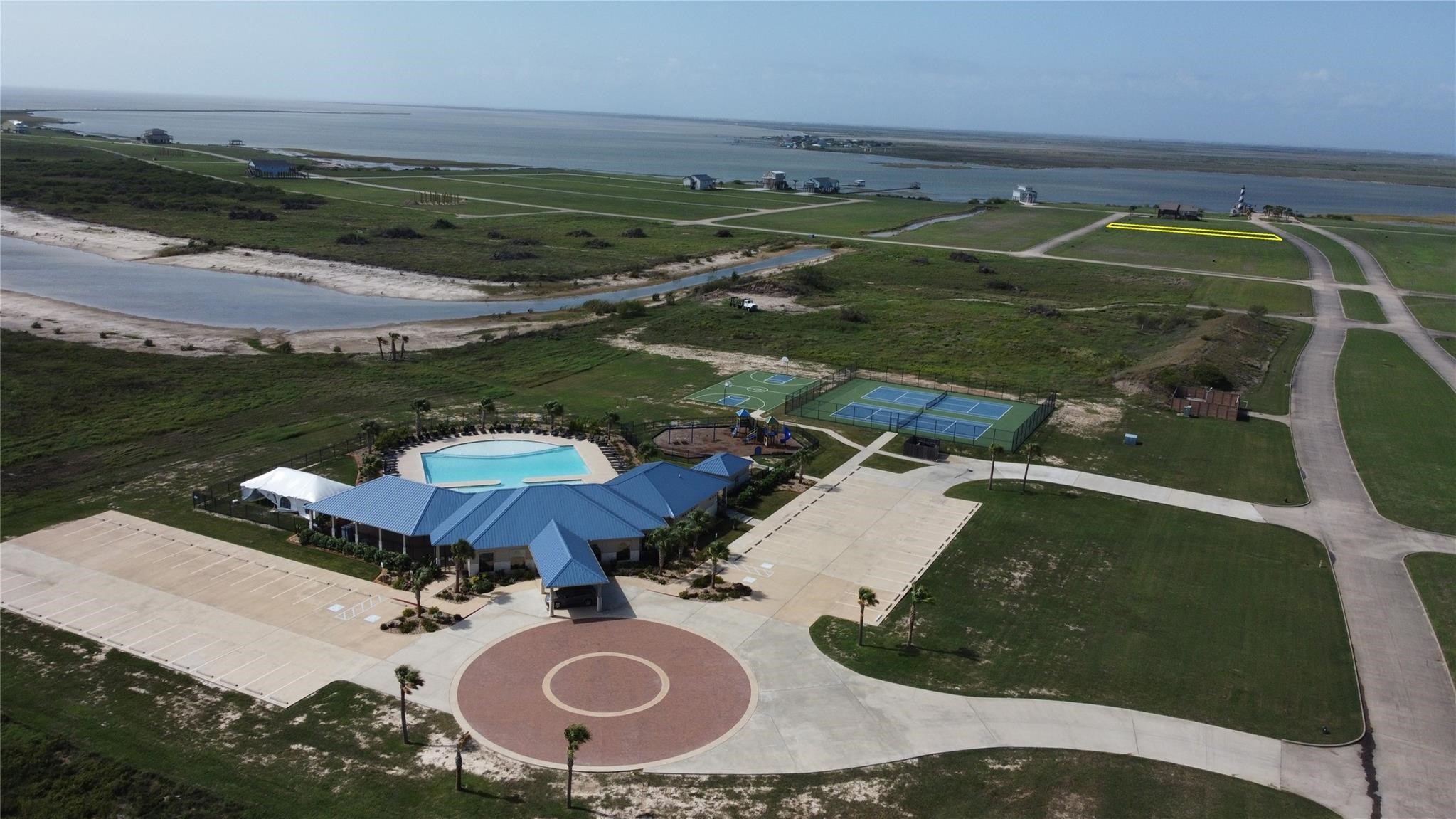 3368 Bay Rdg Drive Palacios, TX 77465 - Photo 12 of 13 a view of a swimming pool with a patio