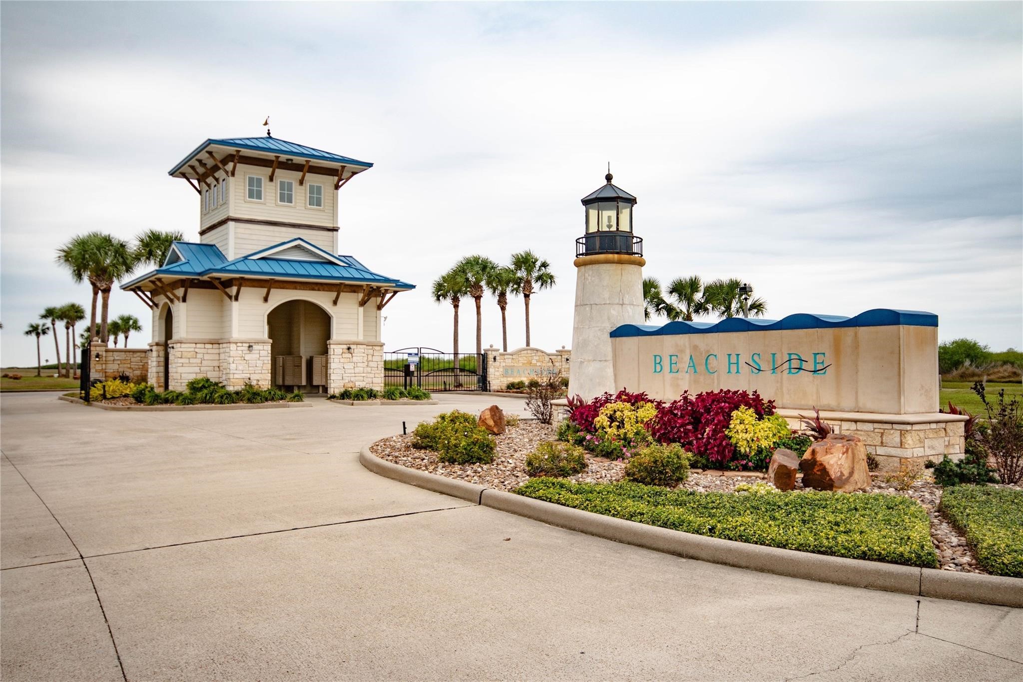 3368 Bay Rdg Drive Palacios, TX 77465 - Photo 13 of 13 a front view of a house with a garden and seating area