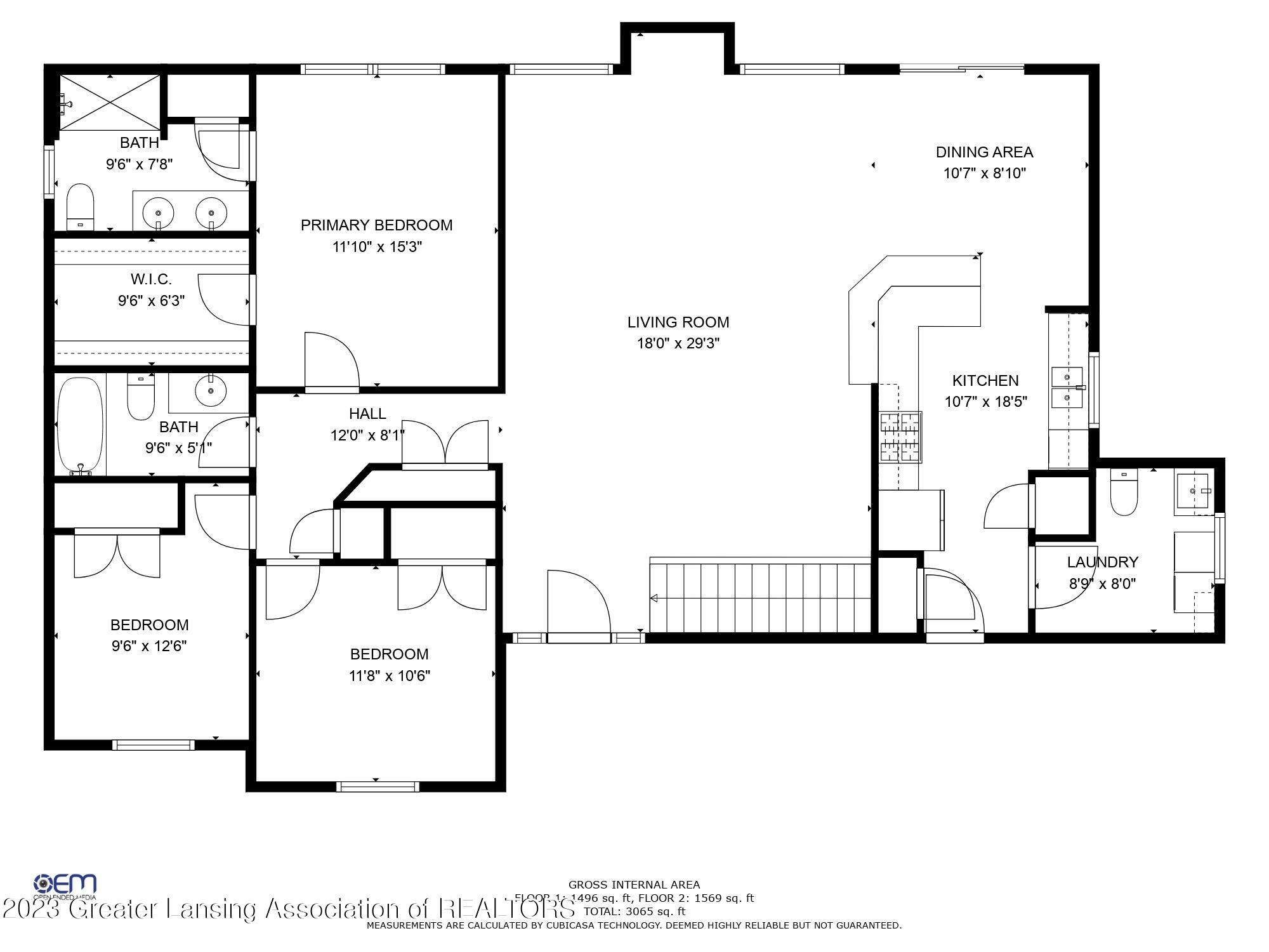 969 Rolfe Road Mason, MI 48854 - Photo 52 of 54 1-Floorplan #2