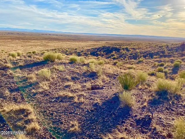 a view of a large building with wooden fence