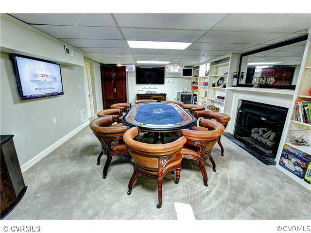 6400 Buckhill Road Richmond, VA 23225 - Photo 16 of 24 Entertainment Room - Basement Rec Room perfect for