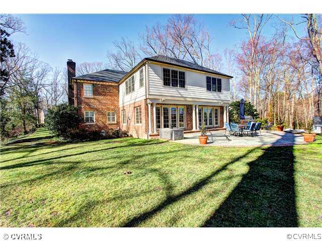 6400 Buckhill Road Richmond, VA 23225 - Photo 18 of 24 Exterior Back - Expansive lawn looking back toward