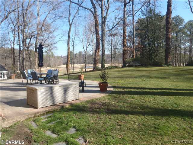 6400 Buckhill Road Richmond, VA 23225 - Photo 19 of 24 Patio/Deck - View of the bluestone patio overlooki