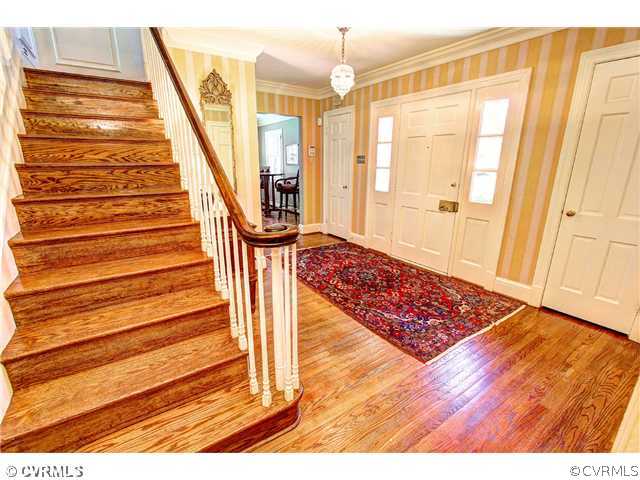 6400 Buckhill Road Richmond, VA 23225 - Photo 3 of 24 Foyer - Gracious Foyer with wainscot paneling