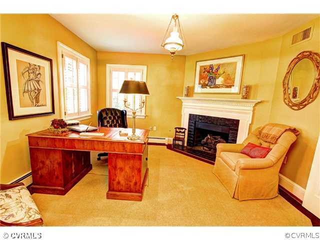 6400 Buckhill Road Richmond, VA 23225 - Photo 4 of 24 Studio/Study/Office - Cozy study with gas FP and b