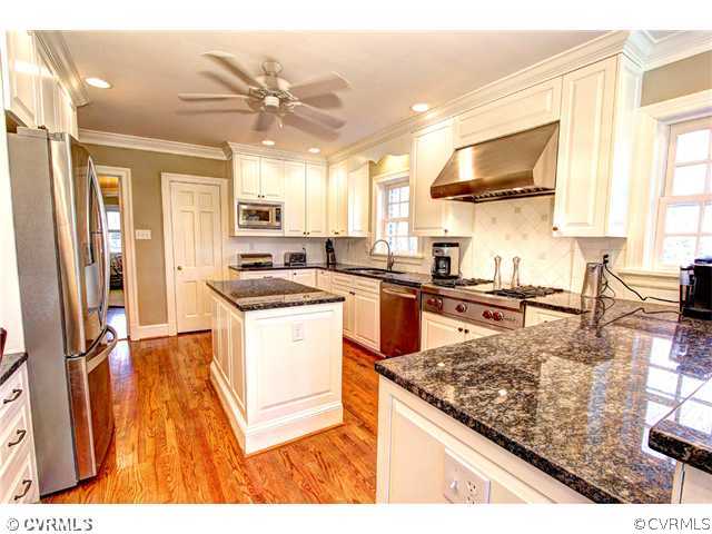 6400 Buckhill Road Richmond, VA 23225 - Photo 6 of 24 Kitchen - Renovated Kitchen with island work stati