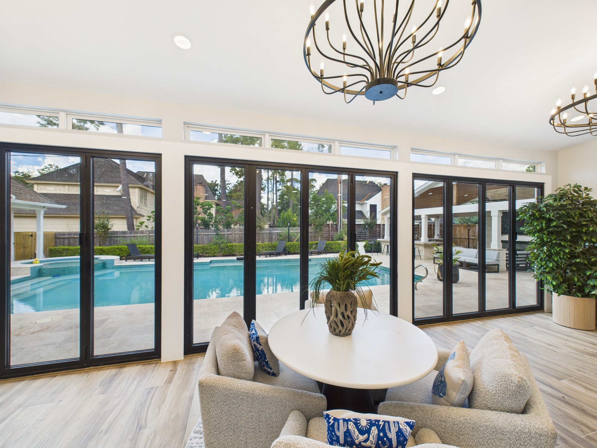 5430 Havenwoods Drive Houston, TX 77066 - Photo 9 of 50 a living room with furniture and a large window