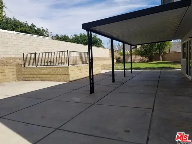 a view of outdoor space with seating area