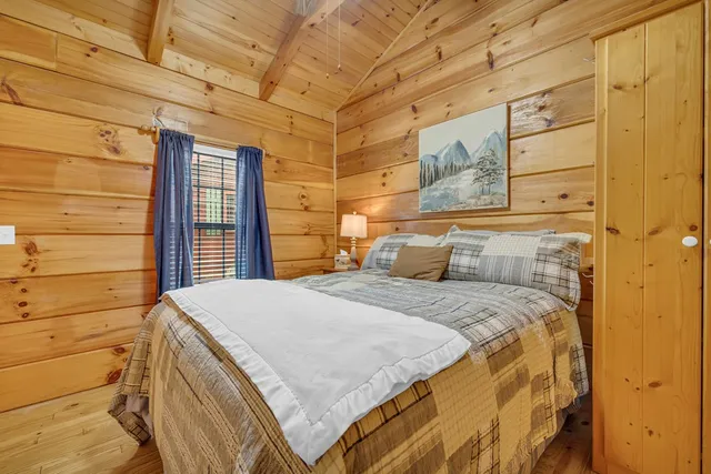 a view of a swimming pool with a potted plants