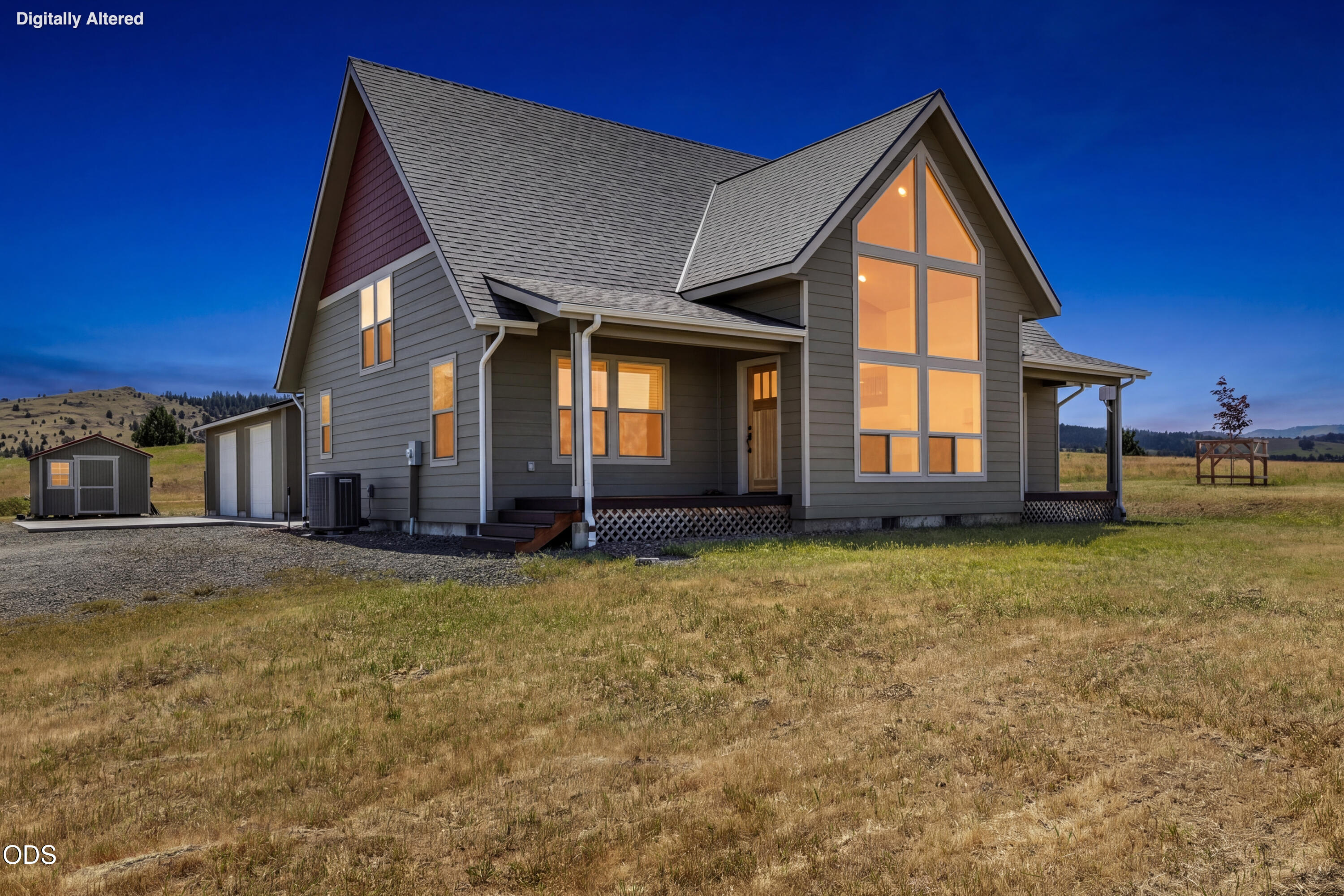 26216 West Bench Road John Day, OR 97845 - Photo 52 of 53 a view of a house with a yard