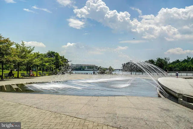 a view of tall building with a outdoor space