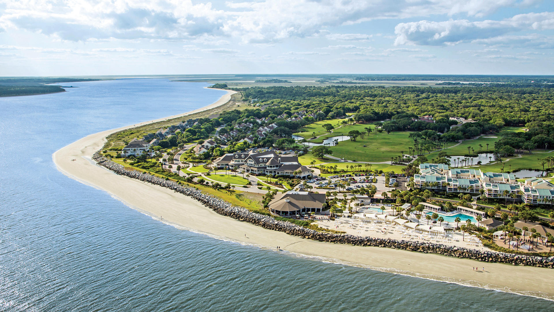 3262 Seabrook Island Road Seabrook Island, SC 29455 - Photo 21 of 27 AERIAL_Club hse Beach Club_Seabrook Isla
