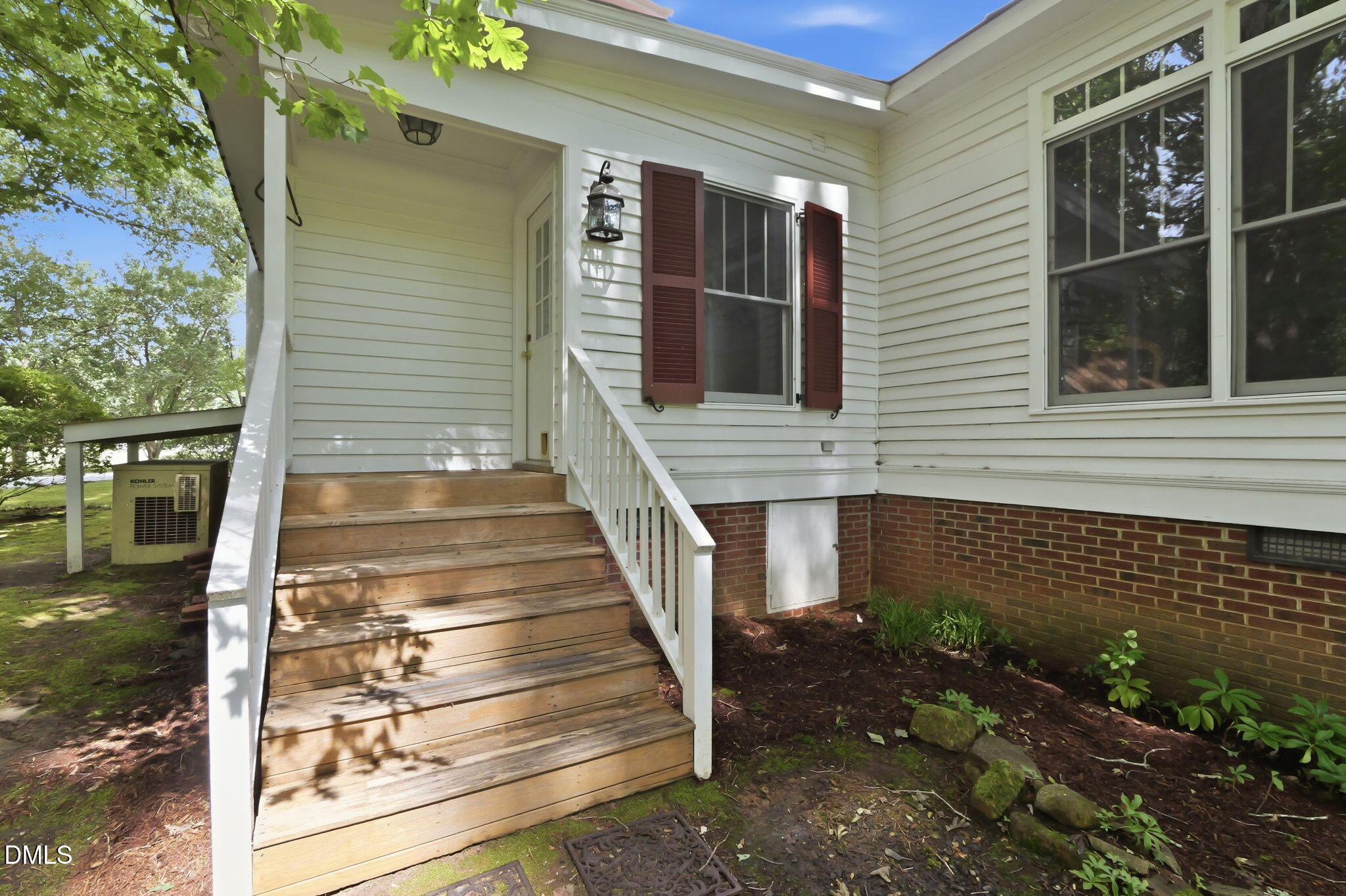 2102 Bahama Road Bahama, NC 27503 - Photo 55 of 66 Back Steps to Parking area